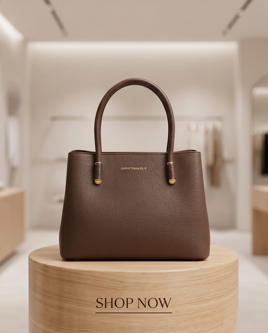 Brown Christina & Olk Classic Handbag