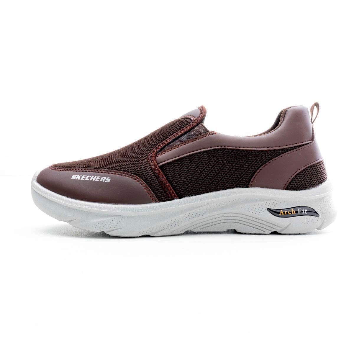 Skechers Brown Arch Fit Slip-On